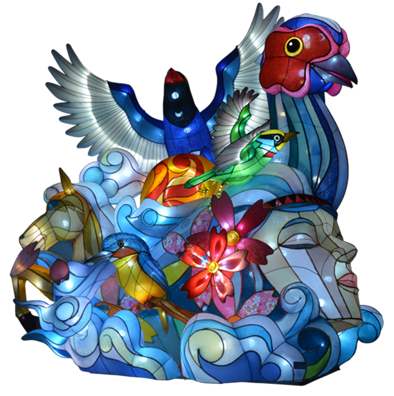 Senior High School & Vocational Category: “Leaping Sunrise · Auspicious Phoenix in Splendor”